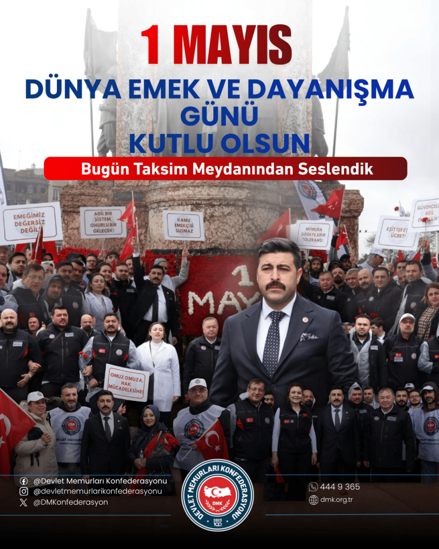 1 MAYIS'TA TAKSİM'DEN NET MESAJ: BEKLEMİYORUZ, HAKKIMIZI İSTİYORUZ!